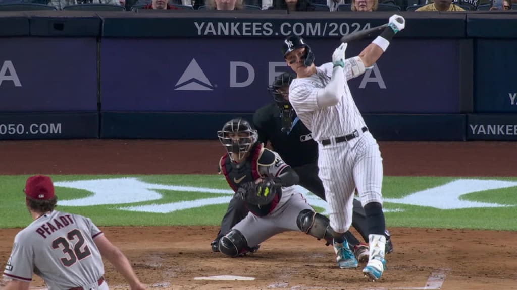 Watch: Aaron Judge homers three times, sets cool record