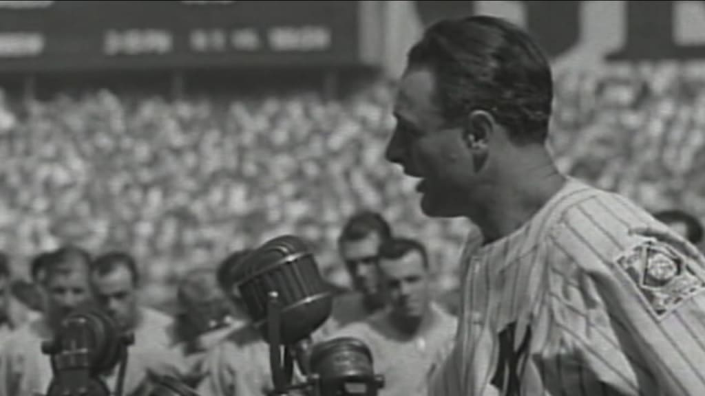 BABE RUTH at right with fellow New York Yankee idol Lou Gehrig