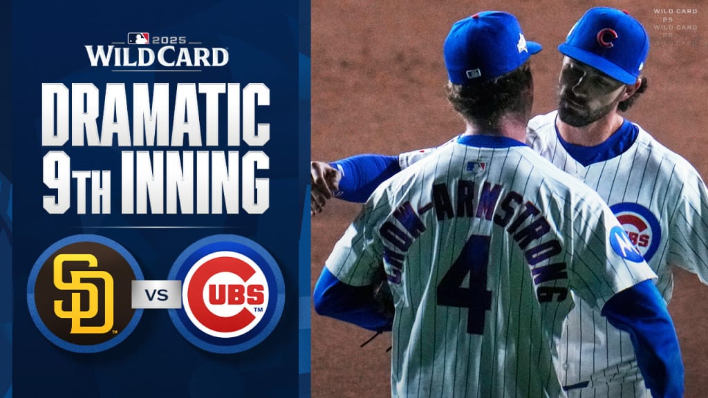 Cubs win NL Wild Card Series 2025