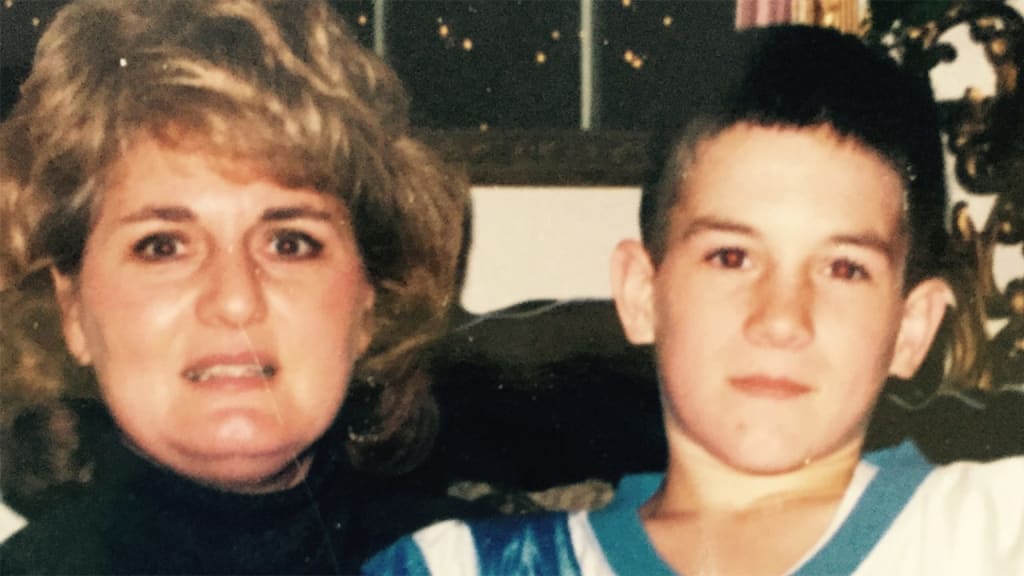 J.T. Realmuto with his mom, Margaret (Photo credit: J.T. Realmuto)