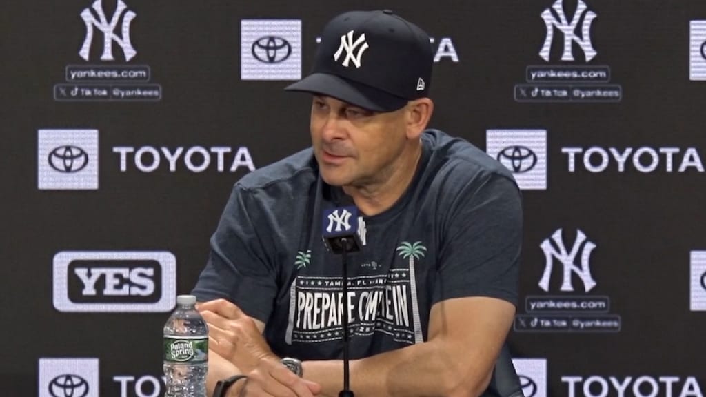 Aaron Boone on Luis Gil's live batting practice