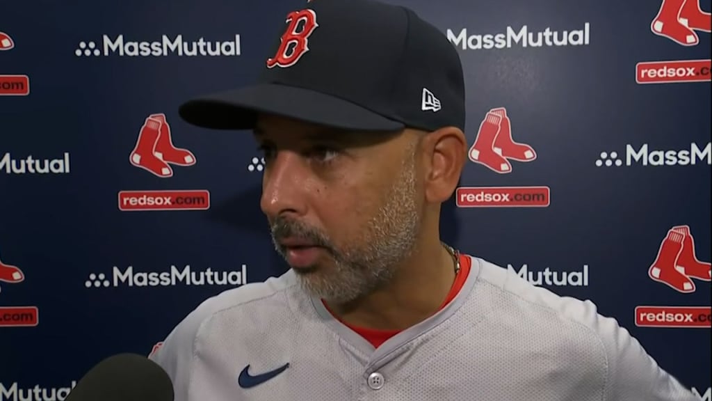 Alex Cora on Red Sox 5-2 loss vs. Reds