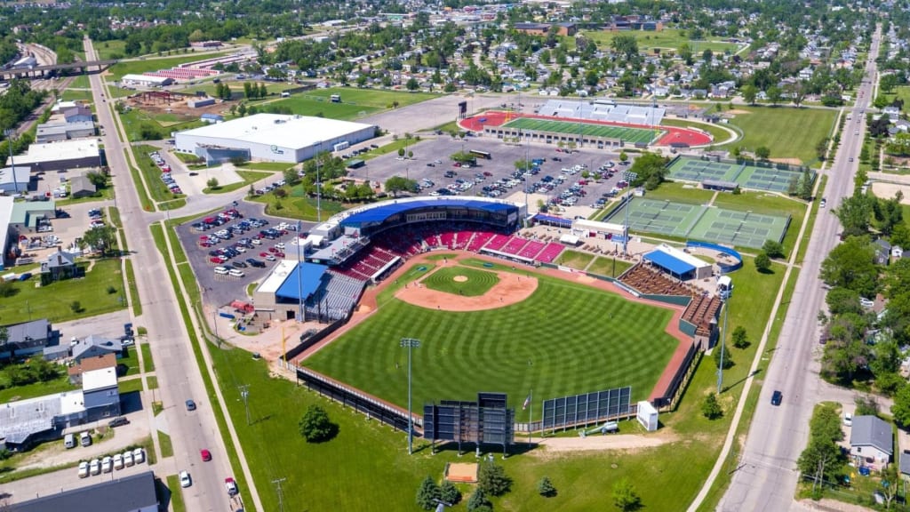 A night at this Minors ballpark with Mr. Shucks and the Kernels