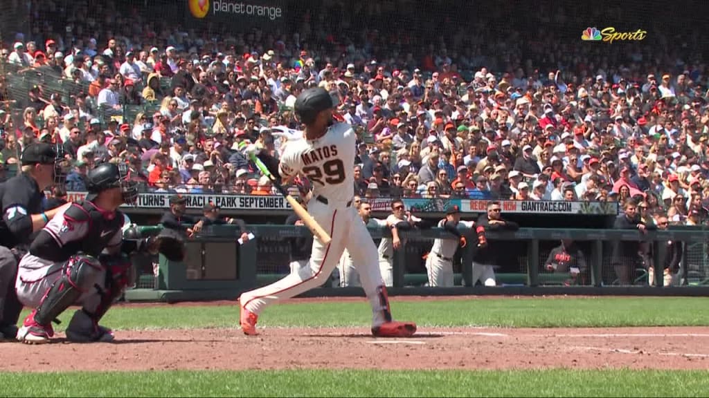 Luis Matos continues hot streak with hit in first at-bat in Giants win