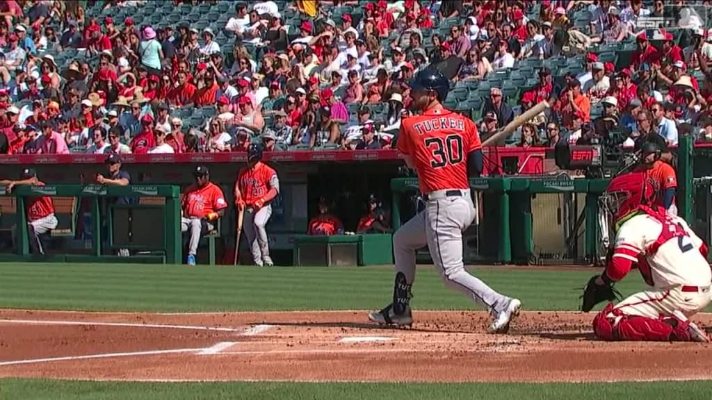 Kyle Tucker leads Houston with 4 RBIs to rout Angels 11-3 - ABC News