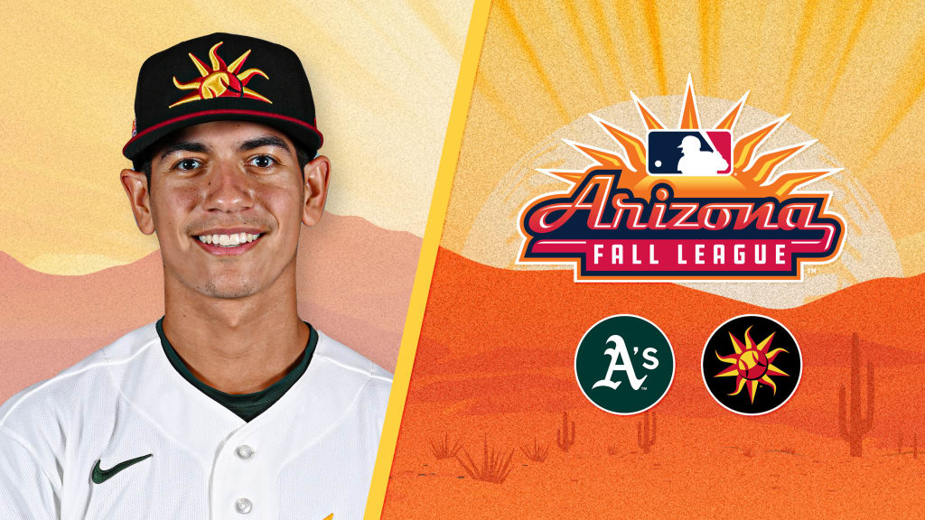MLB.com editorial image for Athletics Athletics: 'Be a sponge': No. 19 prospect leads A's Fall League group with do-it...