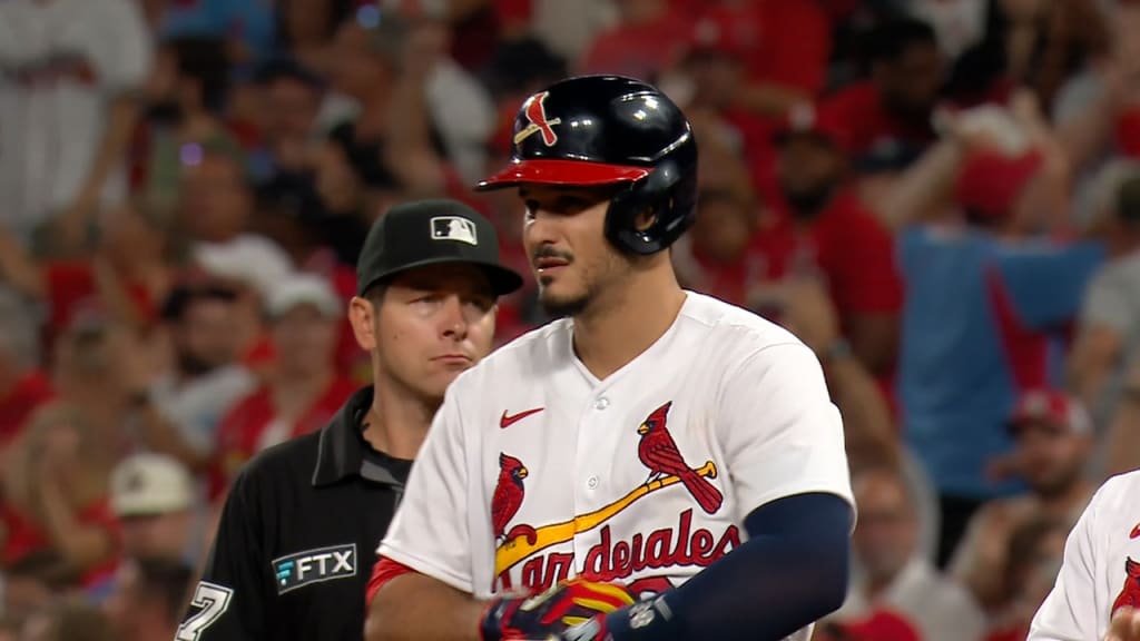 August 9 2022: Saint Louis left fielder Tyler O'Neill (27) before the game  with Saint