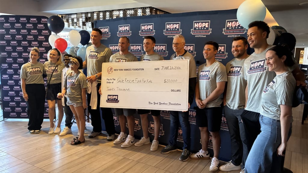 Dunia Sibomana-Rodriguez honored during Yankees' HOPE Week
