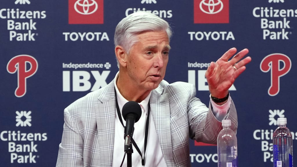 MLB.com editorial image for Philadelphia Phillies: Dombrowski offers insights into the Phillies' offseason agenda