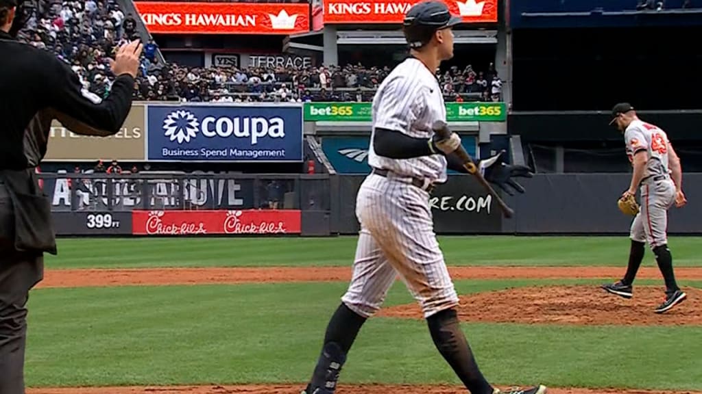 Judge's 3rd strikeout of the game