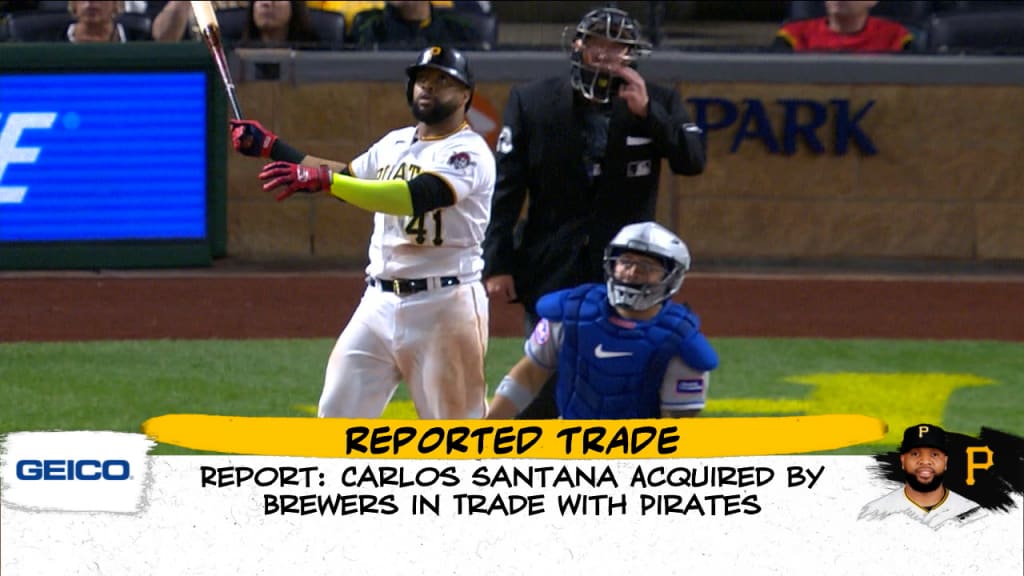 Pirates trade Carlos Santana to Brewers - Bucs Dugout