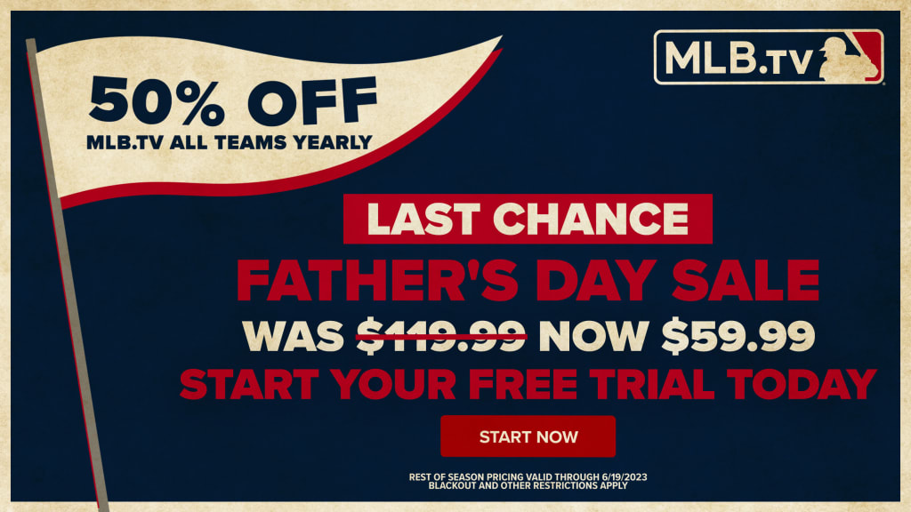 MLB.TV on sale for 50 percent off for Father's Day