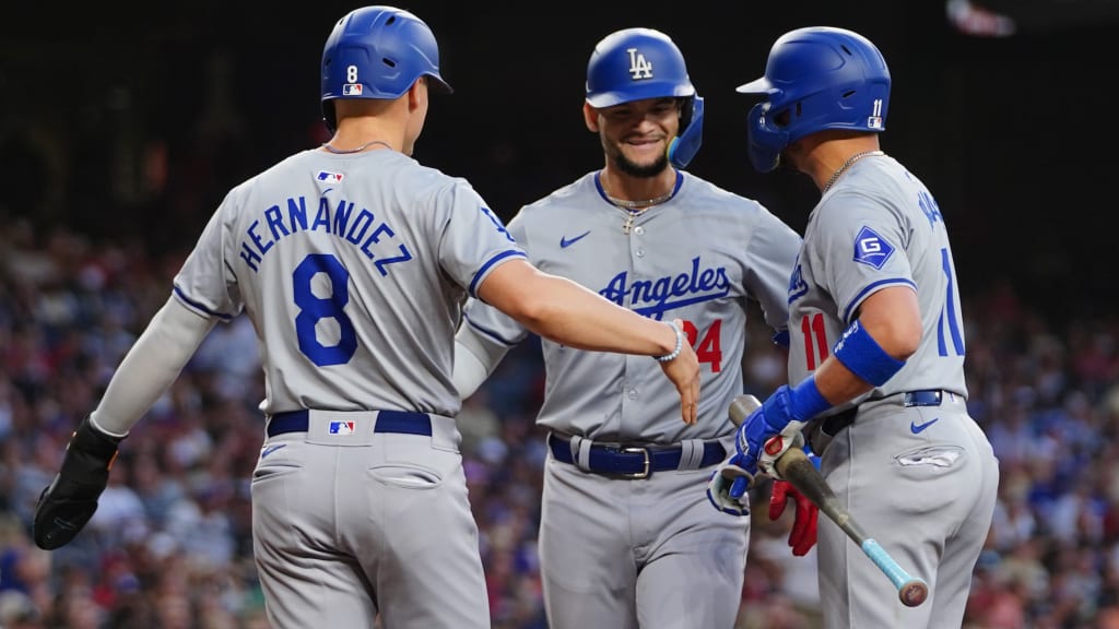 Seeking series win, Dodgers' offense buzzing early