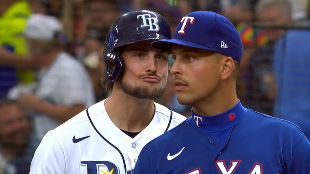 Rays' Josh Lowe takes the brothers battle, but Rangers win the game