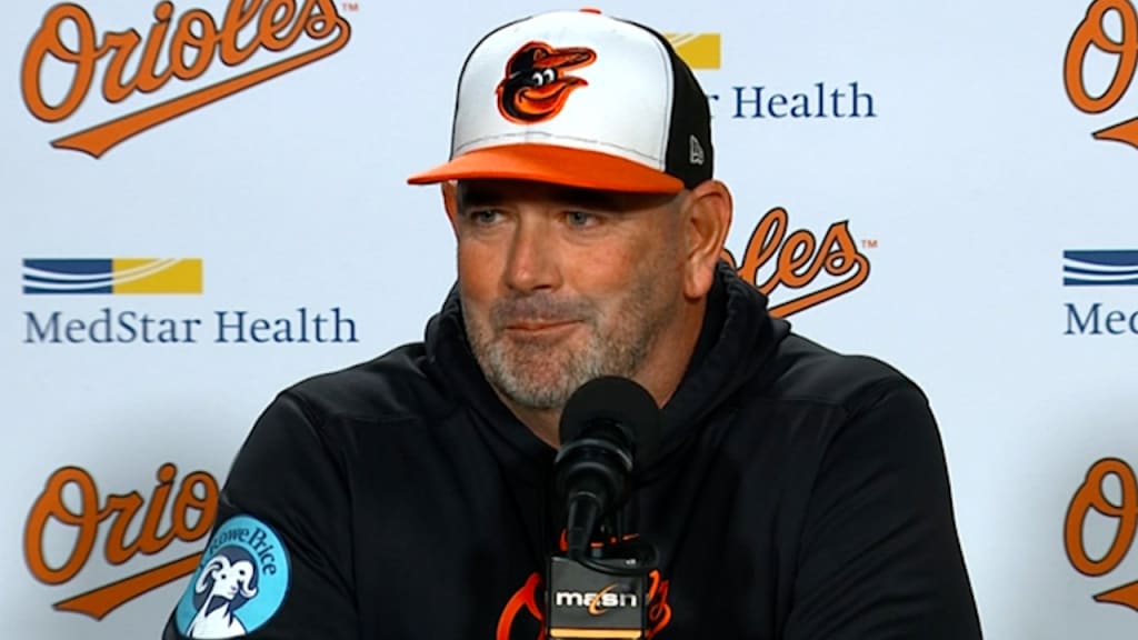 Brandon Hyde discusses the Orioles' 10-0 loss