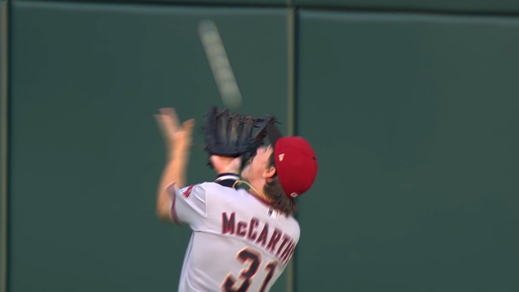 McCarthy's over-the-shoulder grab