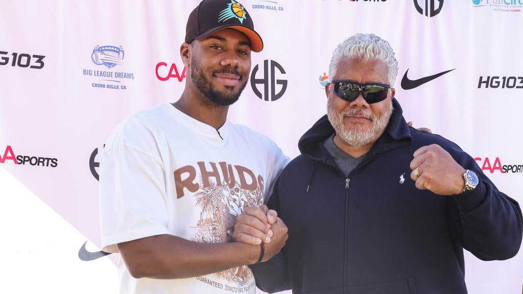 Hunter Greene and his father, Russell Greene
