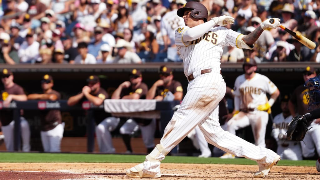 LIVE: Surging slugger leading San Diego's postseason charge