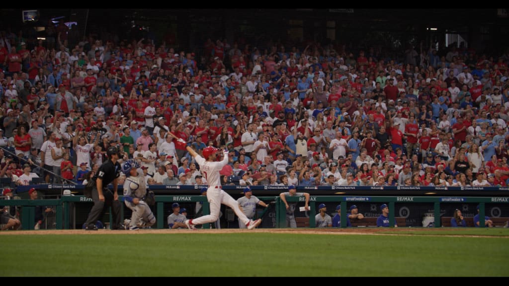 Field view of Trea Turner's homer