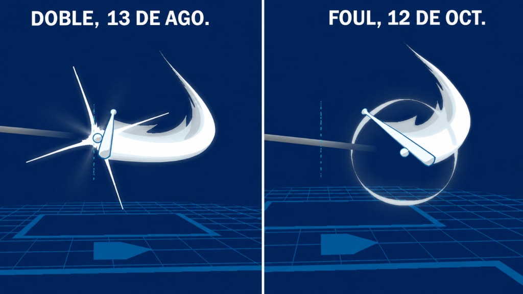 Ante dos rectas similares de lanzadores zurdos de Milwaukee, Ohtani llegó mucho más tarde con su swing en la SCLN.