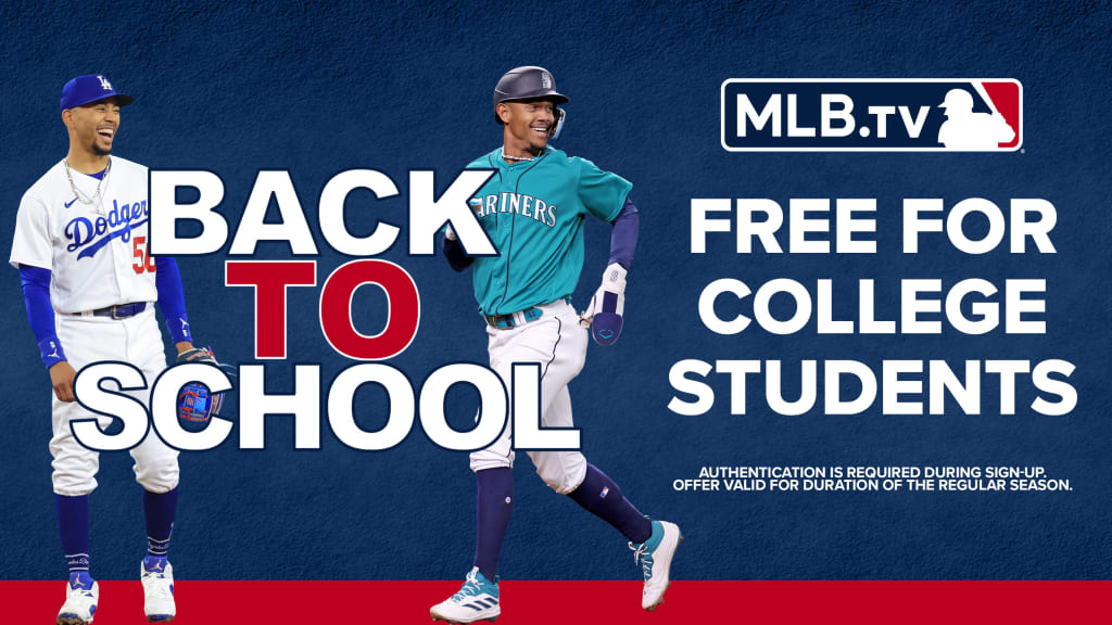 MLB.TV free for college students for rest of 2023 season