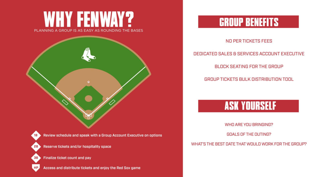 Buy Red Sox Group Tickets