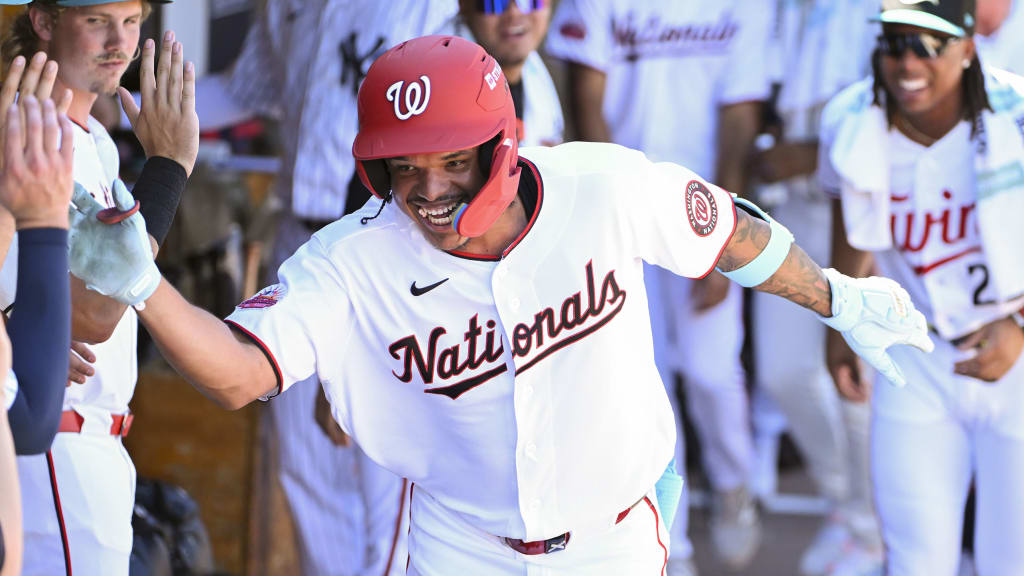 MLB.com editorial image for Washington Nationals: National treasure: Jorgelys Mota showcases raw power with 455 foot ho...