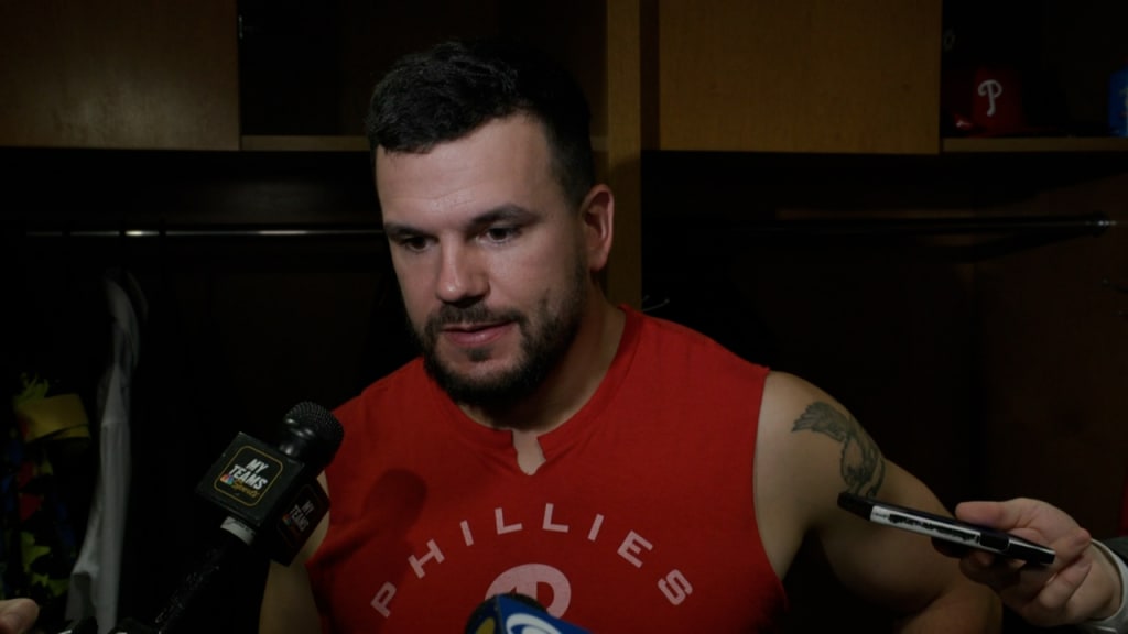Schwarber on missed homer, more