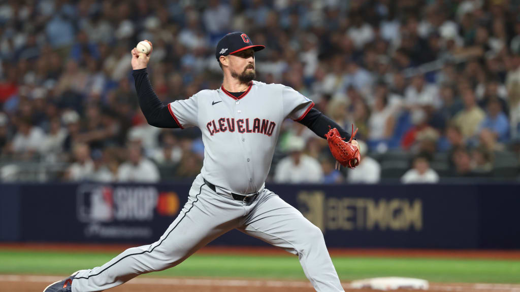 MLB.com editorial image for Cleveland Guardians: After 'freak accident', Armstrong back at Trop pitching in playoffs