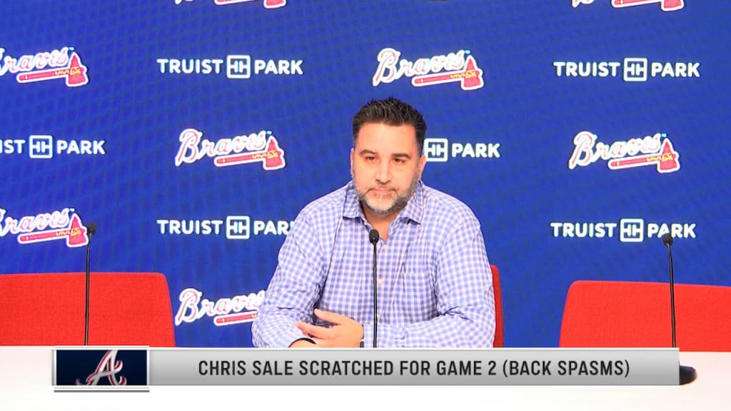 Alex Anthopoulos on Chris Sale being scratched