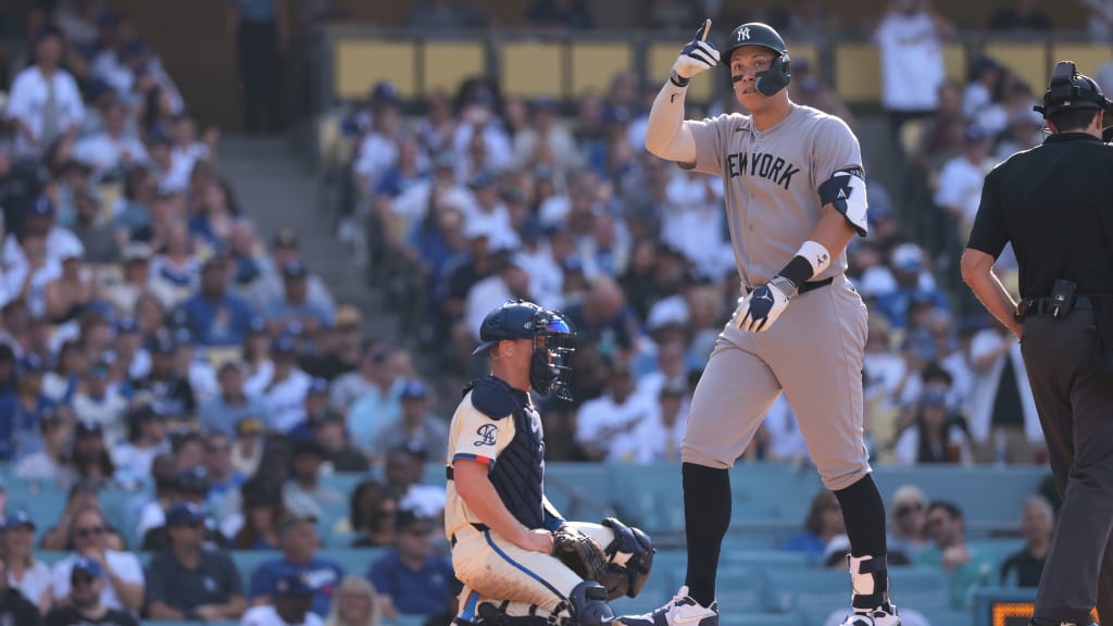 In the first inning of their first meeting since the 2024 World Series, Judge (above) and Ohtani couldn’t wait to put on a show, becoming the first reigning MVPs to homer in the same frame. “You certainly marvel at some of the players on this field tonight,” said Boone, a sentiment that will be felt again this weekend at Yankee Stadium. (Photo Credit: MLB Photos via Getty Images)