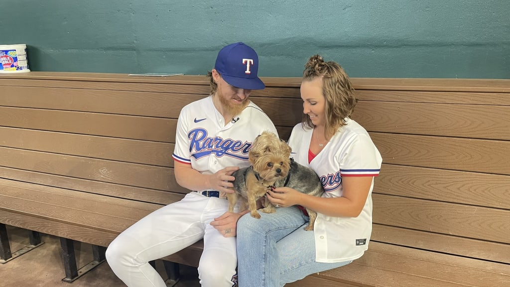 Pet Family Photo Day featuring Blue - Los Angeles Dodgers