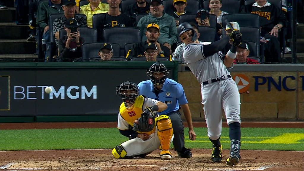 Yankees rally in the ninth to slip past the Pittsburgh Pirates 7-5