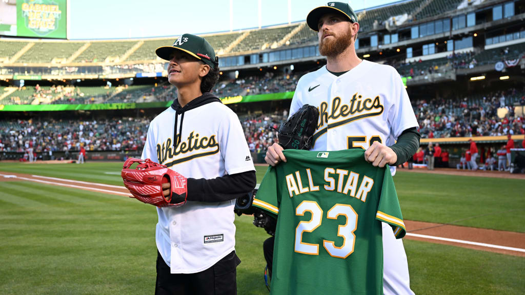 A's surprise Make-A-Wish participant on Opening Day