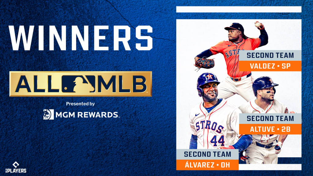Jose Altuve, Yordan Alvarez, Framber Valdez on 2024 All-MLB Second