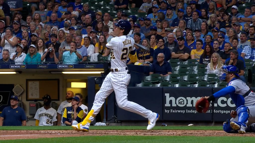 Yelich, Woodruff spark Brewers to 7-0 victory over Cubs