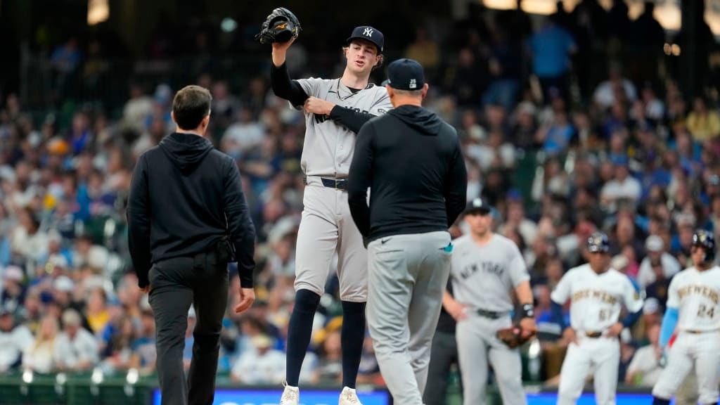 LIVE: Schlittler unfazed by 108+ mph comebacker