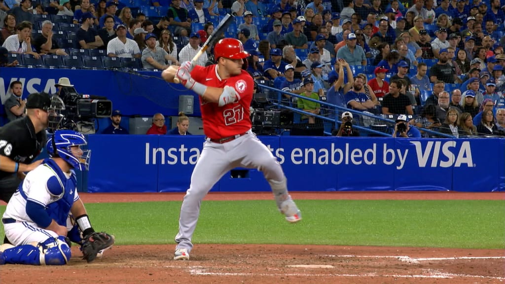 Mike Trout's two-run homer (27)
