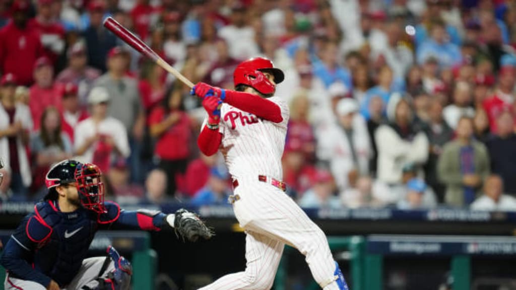 Harper's 2 HRs help Phils top Nats 12-3, push champs to edge NATS AP Back  team Bryce Harper