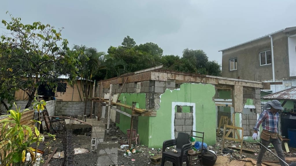 Agripina Polanco's home (Photo from Lucas Casel/MLB)