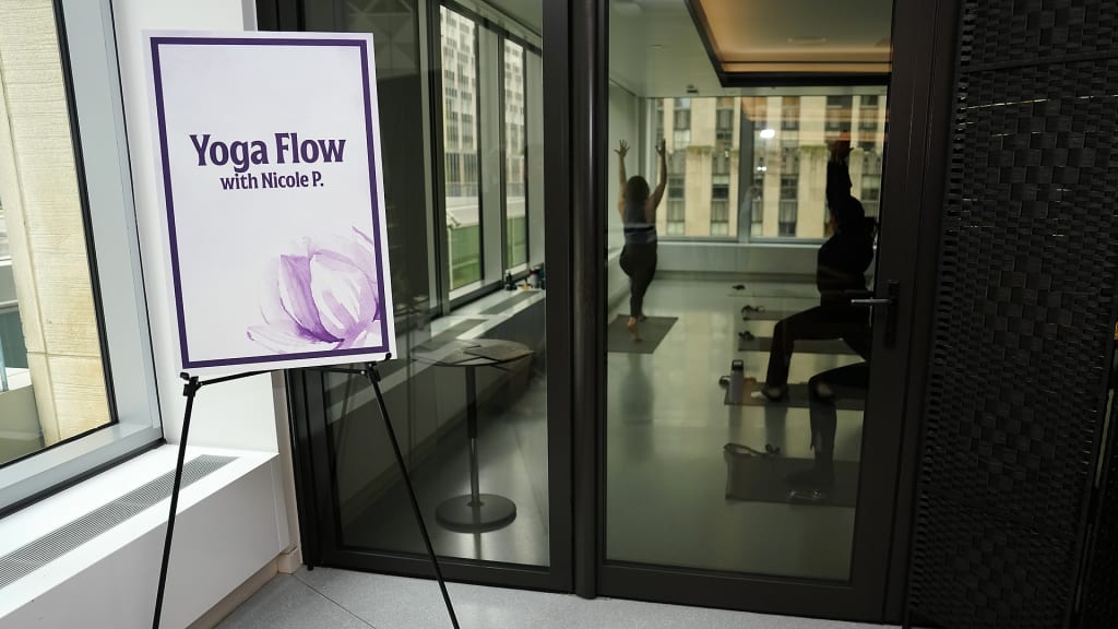 MLB hosts the 7th Inning Stretch event, which includes a yoga class, on March 20.