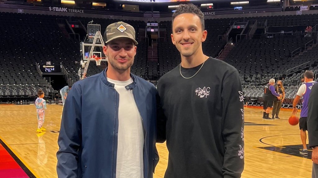 Aaron Ashby (left) and Landry Shamet (right)