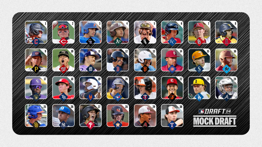 MLB Pipeline 2024 mock draft May 2