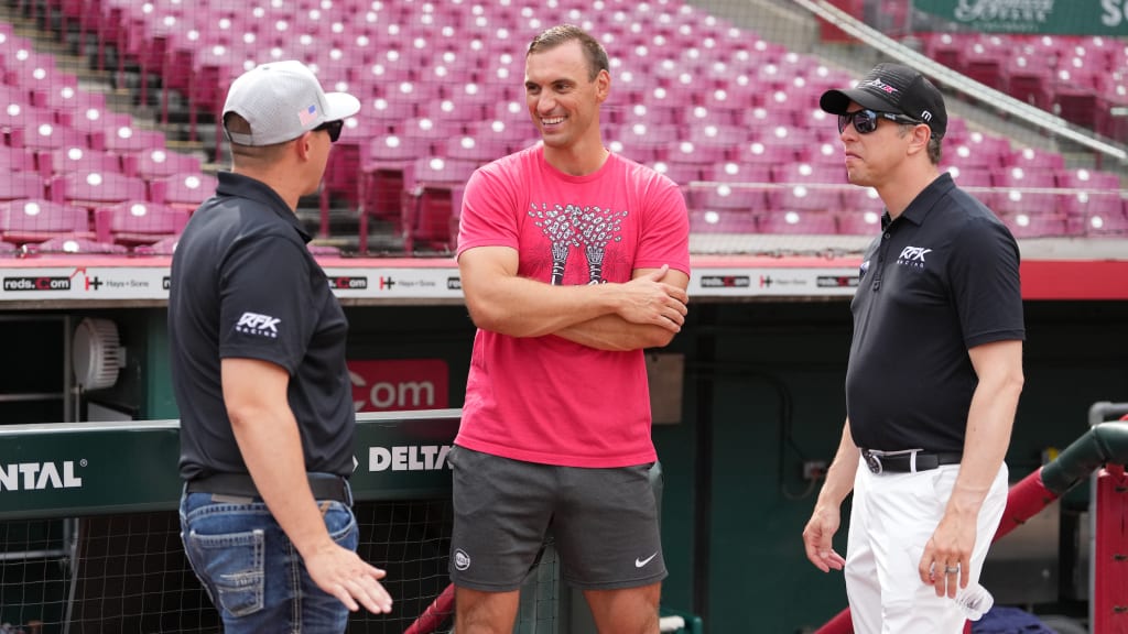 Ryan Preece, Reds reliever Brent Suter and Brad Keselowski