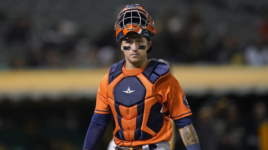 This is a 2023 photo of catcher Yanier Diaz of the Houston Astros baseball  team. This image reflects the Astros active roster as of Feb. 23, 2023,  when this image was taken. (AP Photo/Wilfredo Lee Stock Photo - Alamy