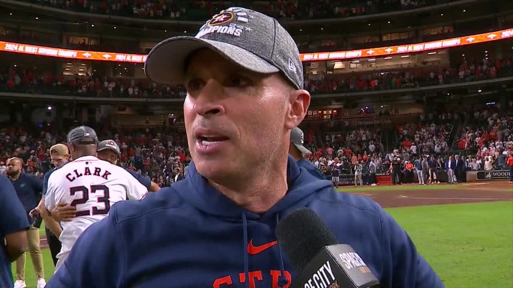 Joe Espada on clinching the AL West