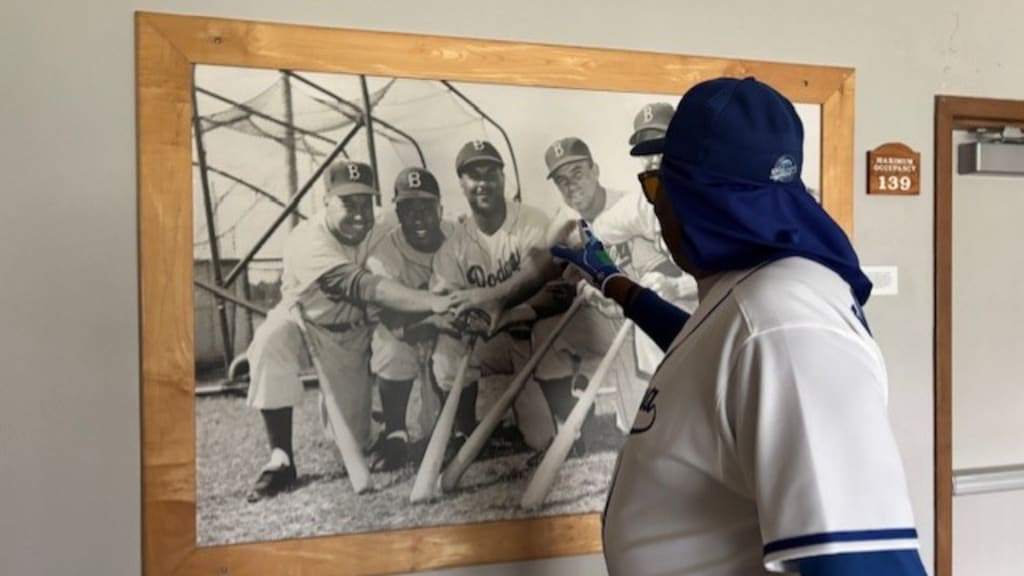 Baker never met Jackie Robinson, but he was close with Hank Aaron, one of Robinson's mentees.