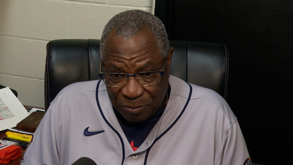 Dusty Baker on Astros' 6-0 loss