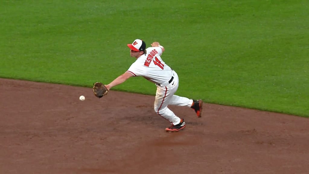 Jordan Westburg solid in his rainy debut as the Orioles rout the Reds 10-3