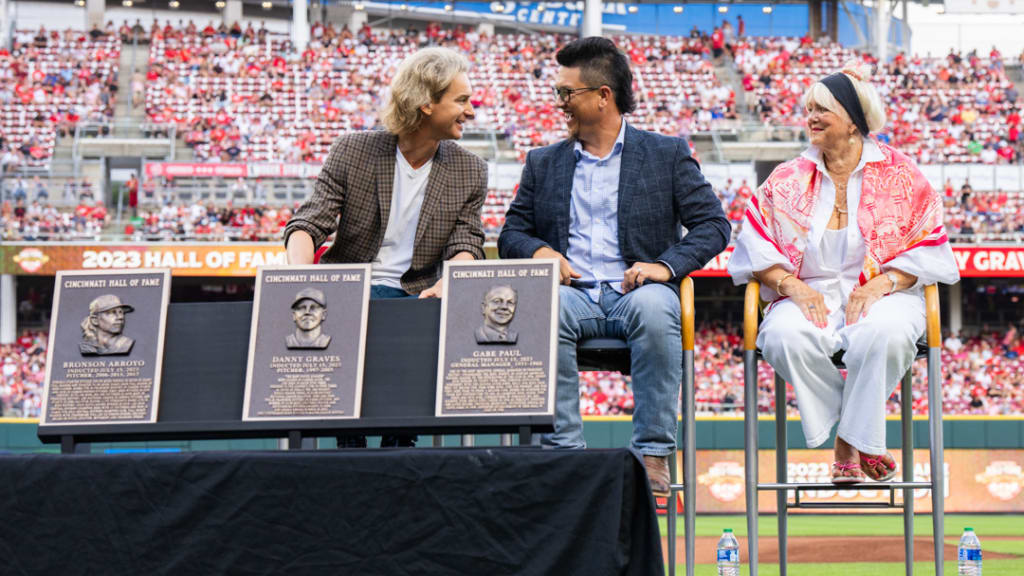 Weekend Reds Hall of Fame inductees are Bronson Arroyo, Danny Graves, Gabe  Paul